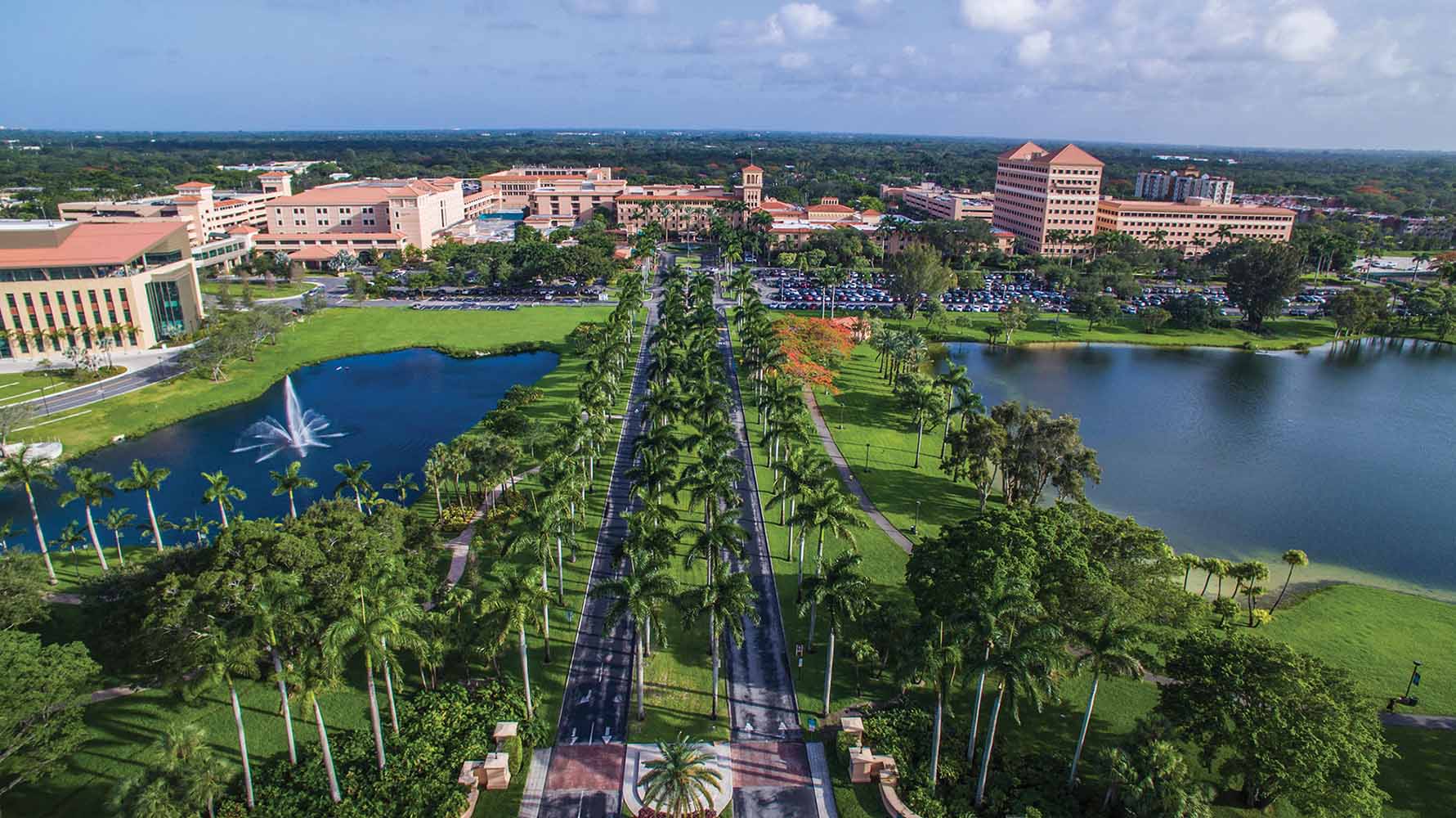 Aerial photo of the Baptist Hospital campus