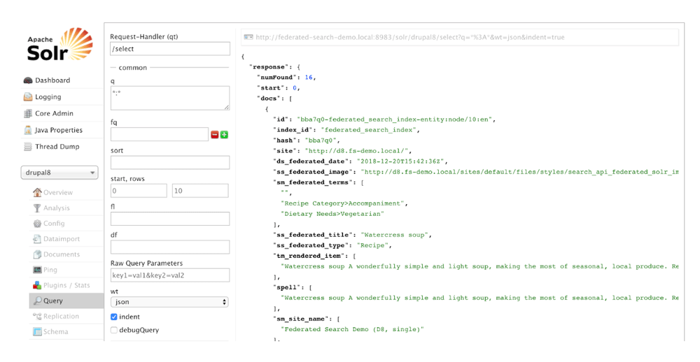 Solr index