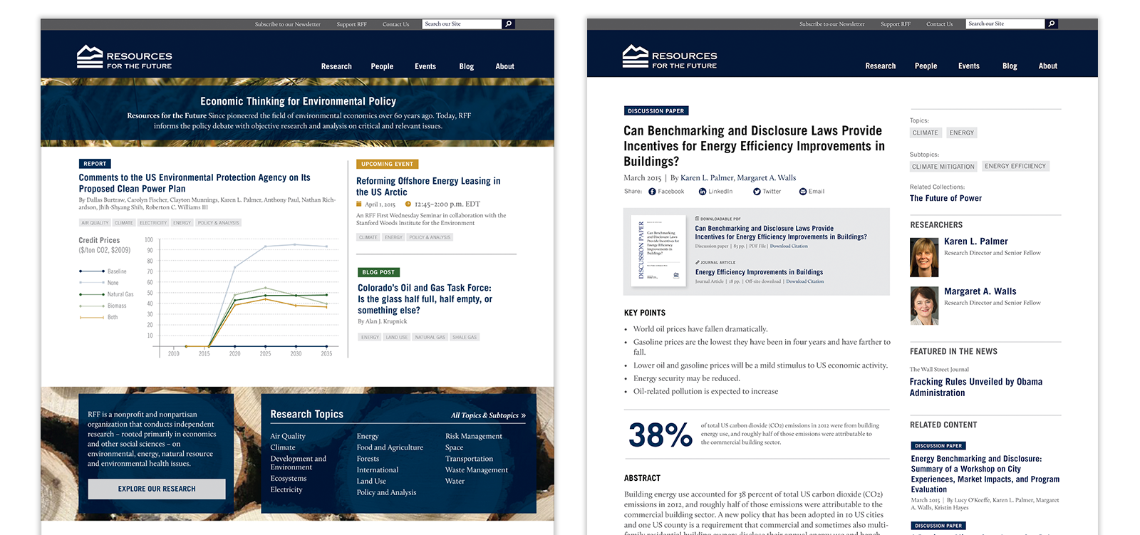 Resources for the Future website