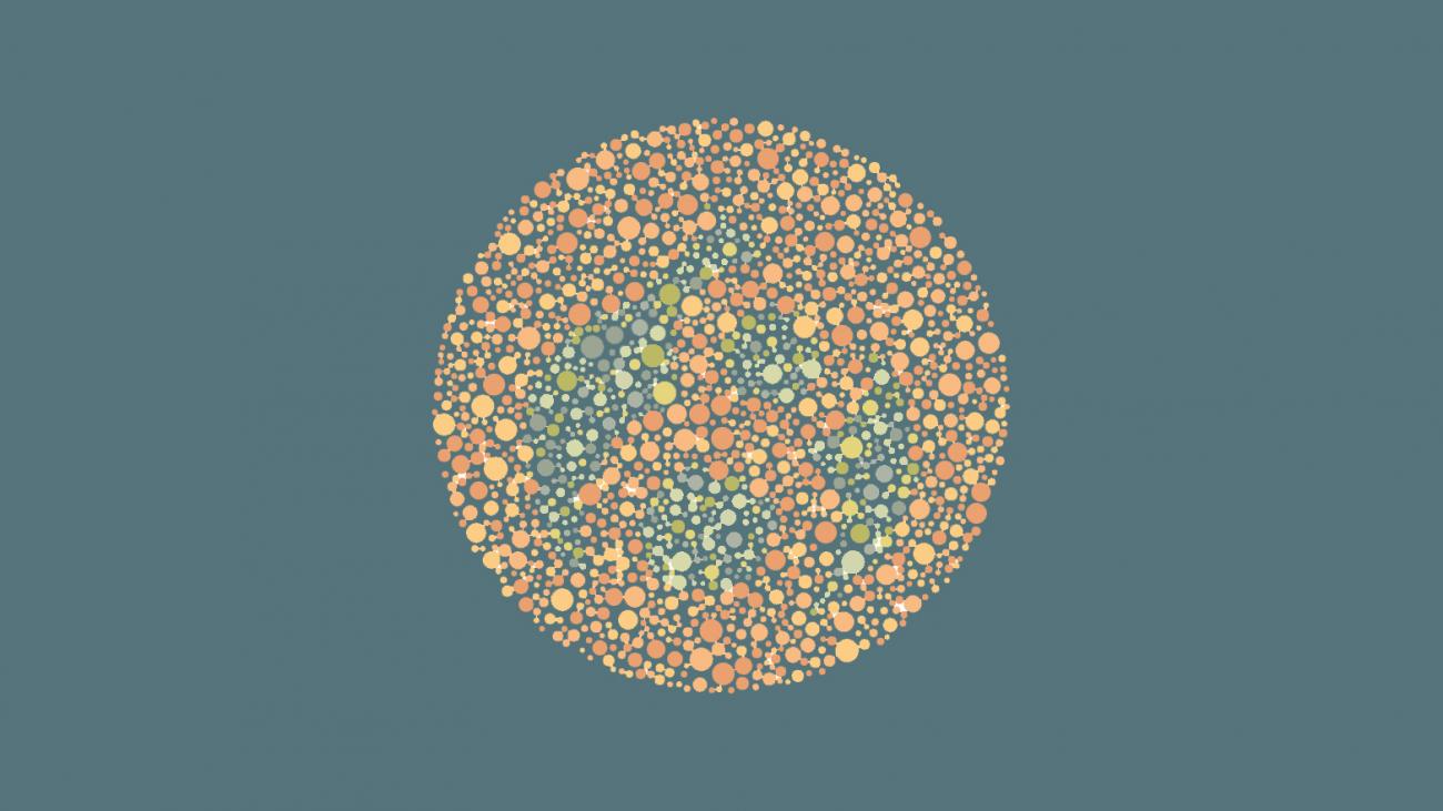 Drupal 8 sign shown in color blind test