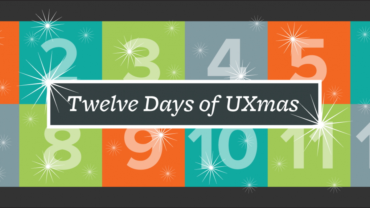 Twelve Days of UXmas