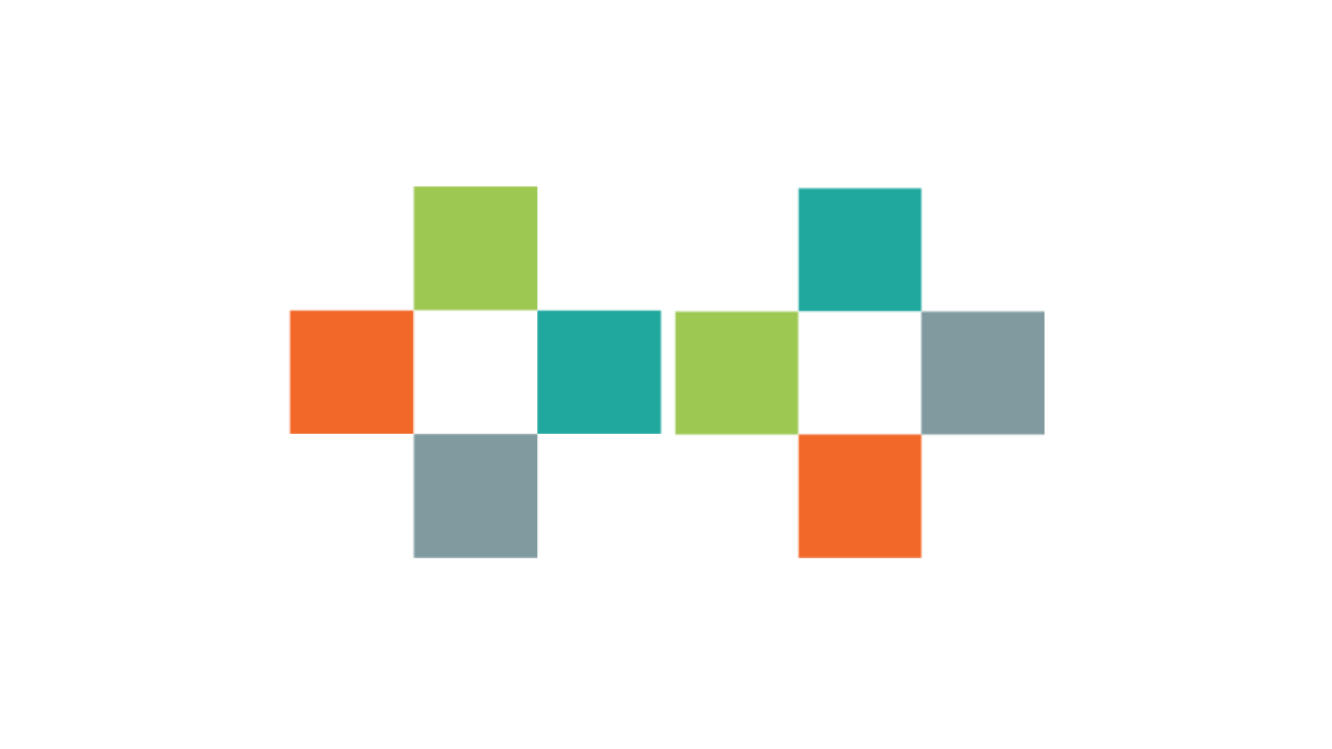 Stylized multicolor ++ image on a transparent background