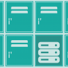 Illustration of file cabinets with lock