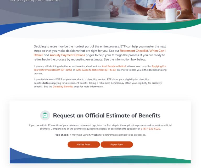 The Wisconsin Department of Employee Trust Funds | Palantir.net